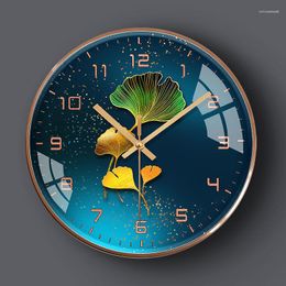 Horloges murales Créativité Européenne Horloge De Luxe 30 cm Verre Respectueux De L'environnement Muet Design Moderne Reloj De Pared Décoratif