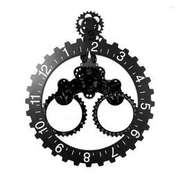Horloges murales Style européen Classique Creative Mécanique Montre Automatique Rotation Calendrier Calendrier