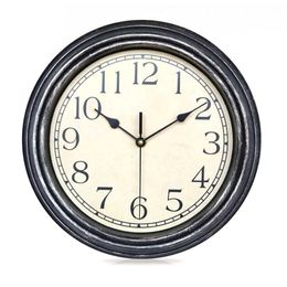 Horloges murales Style européen horloge créative rétro silencieux grandes montres décor à la maison salon chambre ferme