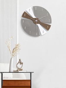 Relojes de pared, reloj de moda, decoración del hogar, sala de estar, dormitorio, pegatina de madera, ornamento, mecanismo silencioso que no hace tictac, alimentado por batería