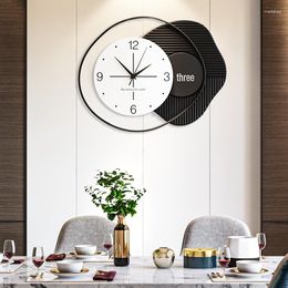 Relojes de pared geométricos minimalistas para el hogar, sala de estar, cocina, restaurante, decoración, reloj colgante silencioso, Orologi Da Parete
