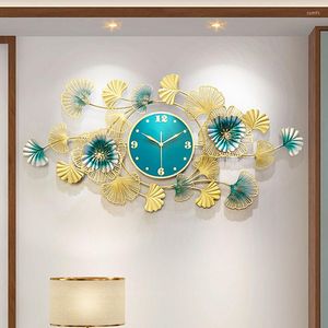 Horloges murales Golden Big Décoratif Montre Grand 3D Insolite Accueil Géant Vintage Électronique Ofertas Con Envio Gratis Décor