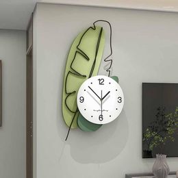 Relojes de pared Gráficos Elegante Reloj grande Diseño moderno Cocina Silencioso Digital Decorativo Pendule Murale Home XY50WC