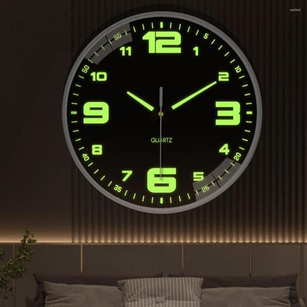 Relojes de pared Gran 30 cm Dormitorio Reloj digital Decoración artística Funciona con pilas Colgante Escala precisa Decoración del hogar