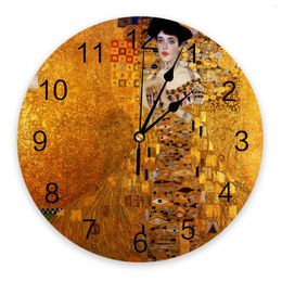 Wandklokken Gustav Klimt Klok Grote Moderne Keuken Eetkamer Ronde Slaapkamer Stil Hangend Horloge
