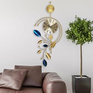 Relojes de pared, reloj colgante silencioso con números arábigos, decorativo moderno para sala de estar, dormitorio, cafetería, decoración
