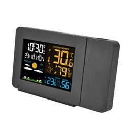 Wandklokken indoor outdoor digitale hygrometer projectiefunctie voor thuisactiviteiten wallwall