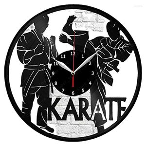 Wandklokken Karate Handmade exclusieve klokkende decor Home Record uniek ontwerp origineel geschenk