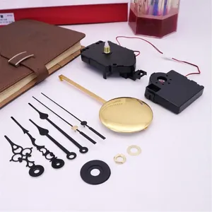 Kit de relojes de pared DIY Hora por hora Movimiento de oscilación Cuarzo Péndulo Gatillo Reloj Chime Caja de música con 2 pares de manos y