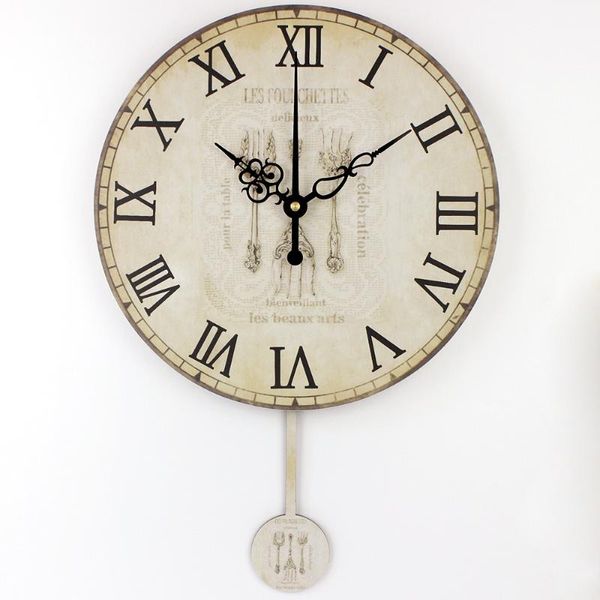 Horloges murales cuisine grande horloge décorative absolument silencieuse maison heures décoration montre chiffre romain Orologio Parete