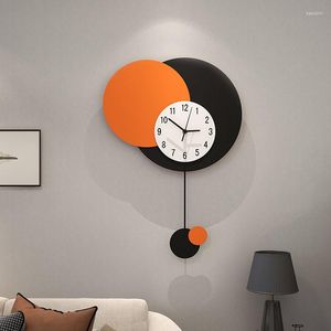 Horloges murales cuisine luxe chambre Art pendule graphique horloge électronique Design élégant Reloj Pared décoration pour la maison T50GZ