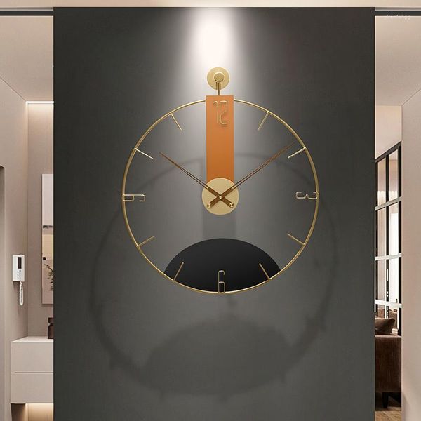 Horloges murales cuisine luxe grand moderne métal salon horloge chambre nordique Hogar Y Decoracion maison Design WWH20XP