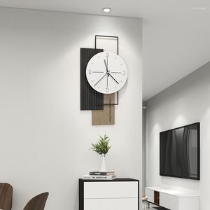 Horloges murales grande horloge pour salon Simple Style moderne montre suspendue mode décoration de la maison