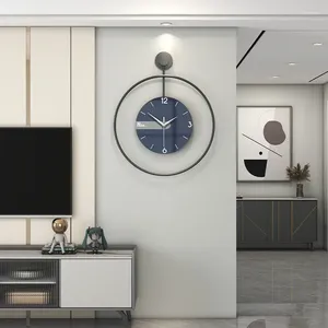 Wandklokken groot klokmut modern ontwerp voor huis woonkamer decoratie ambachtelijke eenvoud elektronisch horloge