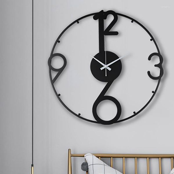 Relojes de pared Reloj industrial creativo grande Diseño moderno electrónico Cocina Sala de estar Relogio De Parede Decoración del hogar