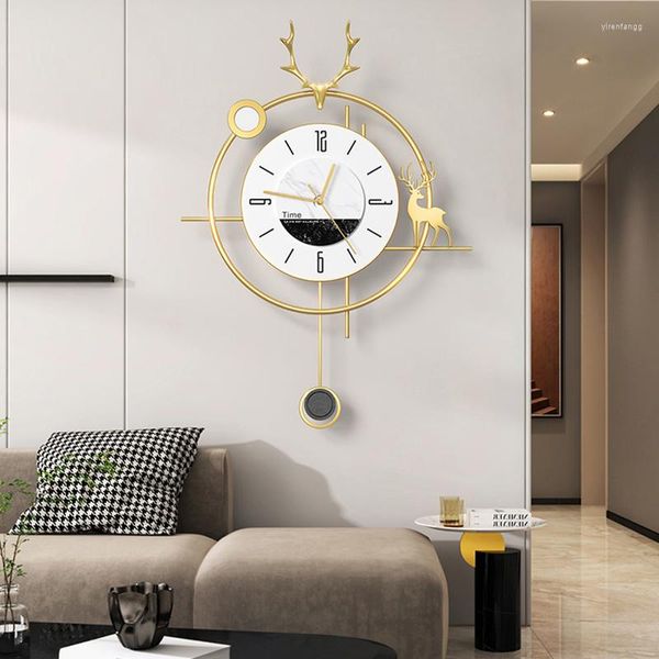 Relojes de pared Reloj digital grande Funciona con pilas Oficina Diseño nórdico de lujo Ofertas Con Envio Gratis Decoración Sala de estar