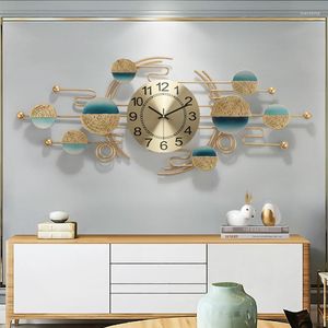 Wandklokken grote luxe klok modern ontwerp creatief stille kunst digitale slaapkamer esthetisch mechanisme WandKlok home decoratie ZP50ZB