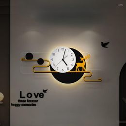 Relojes de pared Arte de reloj de metal