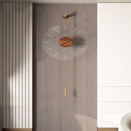 Horloges murales grande taille salon horloge suspendue minimaliste cuisine inhabituelle silencieux reloj de pared décor à la maison moderne