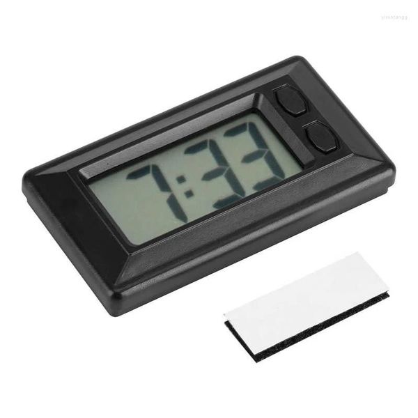 Relojes de pared LCD Mesa digital Coche Tablero Escritorio Reloj electrónico Fecha Hora Calendario Pantalla