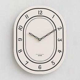 Wandklokken Woonkamer Modern Horloge Quartz Klassieke Achtergrond Klok Art Deco Esthetische Batterij Leuke Grappige Saat Home Design