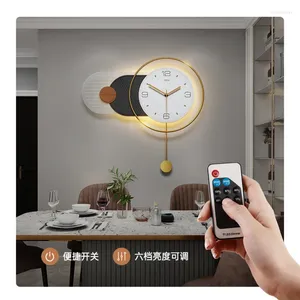 Horloges murales salons modernes simples atmosphériques salle à manger créative murale