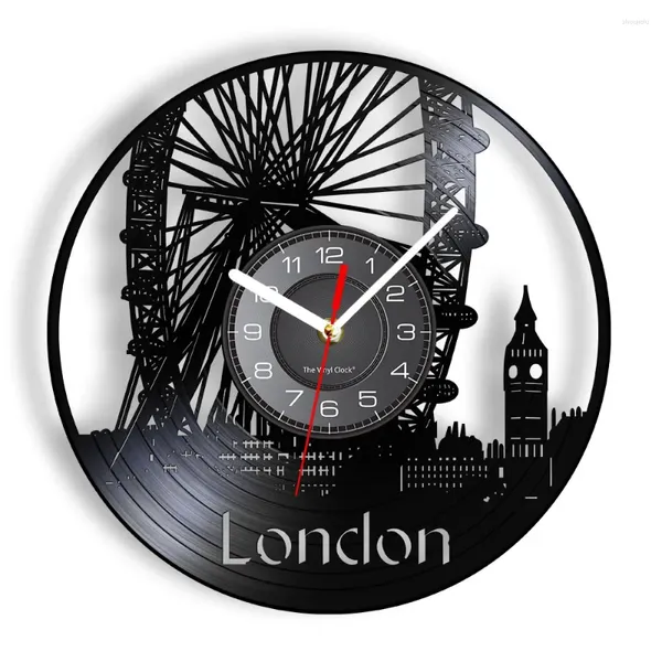 Relojes de pared Londres noria decoración reloj ojo registro reloj Inglaterra Big Ben decorativo regalo moderno