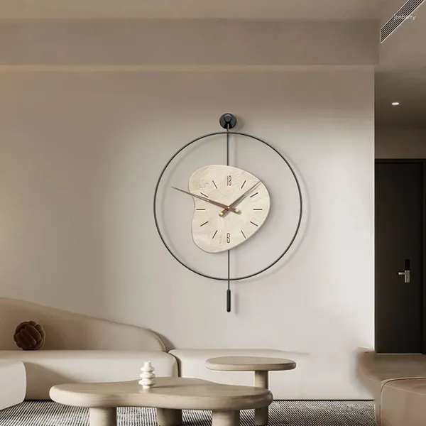 Wandklokken Londen Lichtgevende klok Digitaal mechanisme Ongebruikelijke mode Horloge Slinger Minimalistisch Relogio De Parede Kamer Decorarion