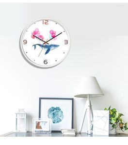 Wandklokken Mooie dierenwiel Bear 3D Big Clock Fashion Art Simple Style Large Slaapkamer Modern Design