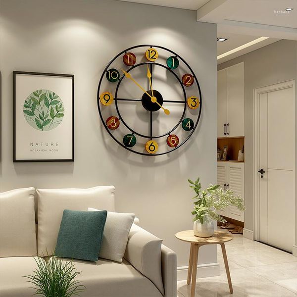 Horloges murales de luxe cuisine numérique grand Format salon de coiffure moderne Reloj murale décoration de jardin TY140YH
