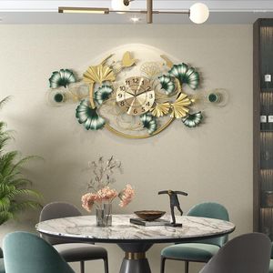 Horloges murales De luxe Morden Grand Saatr Numérique Saatrative Mode Saatration Moderne Reloj De Pared Living Home