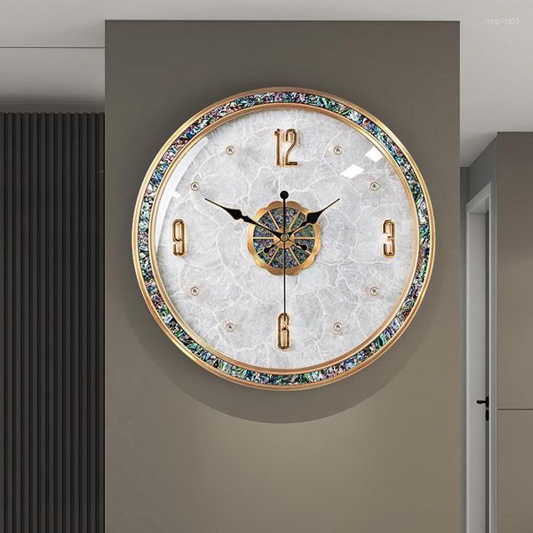 Relojes de pared de diseño nórdico de lujo, reloj de decoración Vintage moderno para sala de estar, envío gratis, decoración Retro Saati