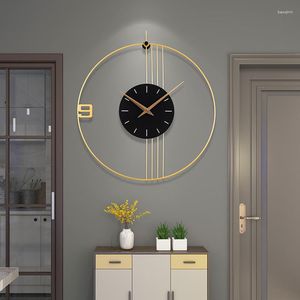 Wandklokken Luxe stille elektronische klok Modern design Keuken Badkamer Hal Kamerdecoratie Horloge Murale Digital