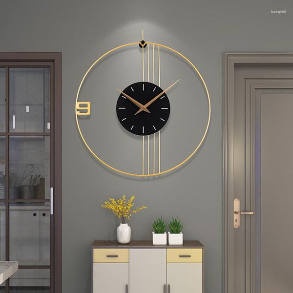 Relojes de pared de lujo, reloj electrónico silencioso, diseño moderno, cocina, baño, salón, decoración de habitación, reloj Digital