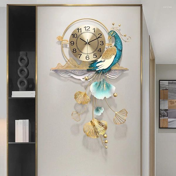 Horloges murales de luxe mécanisme silencieux horloge aiguilles unique grand intérieur 3D salon moderne numérique Reloj Pared décor