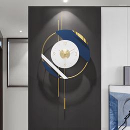 Horloges murales De Luxe Silencieux Bureau Horloge Creative Morden Design Décoratif Salon Cuisine Reloj Pared Maison Et Décoration