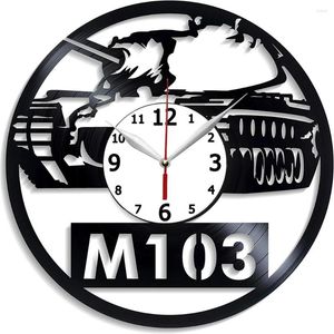 Relógios de parede M103 tanque pesado decoração relógio decoração arte 12 polegadas presente de aniversário para menino