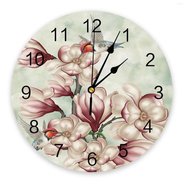 Horloges murales magnolia colibris