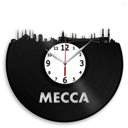 Wanduhren Mekka Skyline Kunst Uhr 12 Zoll – Home Room Decor Idee handgemachtes Geschenk für Freund