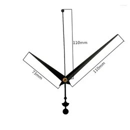 Mecanismo de relojes de pared, manecillas de reloj para relojes, conjunto de flechas, hora, minuto, segunda mano, piezas de brazo de cuarzo mecánico Uhr