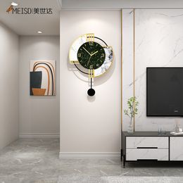 Relojes de pared MEISD acrílico silencioso reloj de pared diseño moderno decoración de pared reloj reloj creativo decoración del hogar Horloge Murale 220909