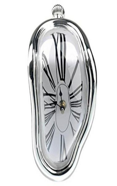 Horloges murales horloge de fusion Salvador Dali montre fondue pour décoratif maison bureau étagère table de bureau drôle créatif cadeau 8894534