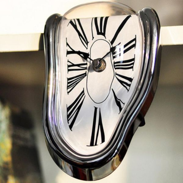 Horloges murales fondant déformé surréaliste Salvador Dali Style montre décor cadeau maison décorations créatives.