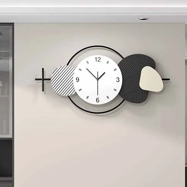 Horloges murales minimalisme silencieuse de mode européenne Résumé Originalité Batterie Reloj Pared Decorativo Décoration de maison