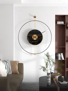Horloges murales minimaliste salle à manger décorative horloge créative grande montre d'art de vie nordique bureau décoration de la maison