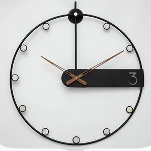 Horloges murales minimaliste élégant élégant pointeurs art salle à manger horloge cadre vide esthétique silencieux reloj pared décor à la maison