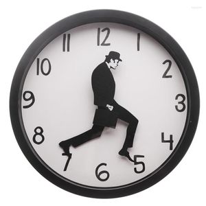 Horloges murales Ministry Of Silly Walks Clock Walking Comedian Funny