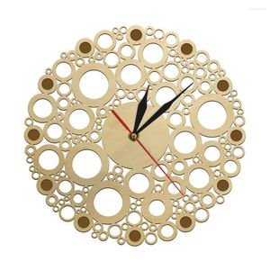Horloges murales moderne horloge décorative montre silencieuse Non tic-tac bois ferme rustique grand analogique en bois pour salon décor