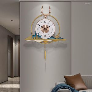 Horloges murales Design moderne Horloge numérique Cuisine de luxe nordique Simple mode Relogio de Parede décoration de la chambre
