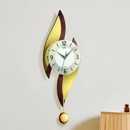 Wandklokken Moderne digitale klok Houten Creatief Uniek Kantoor Noords Stil Reloj Pared Decorativo Woondecoratieartikelen